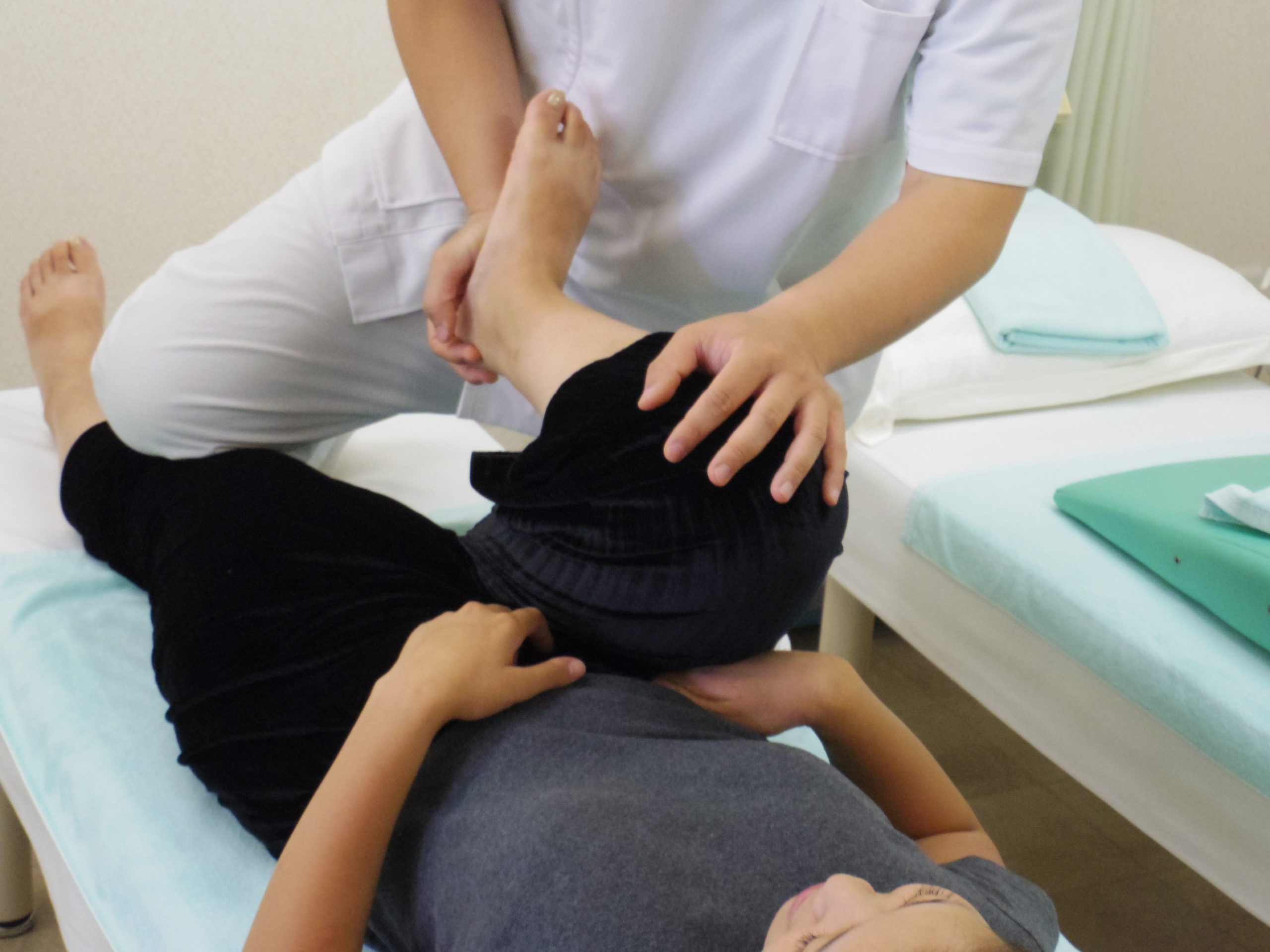施術風景（足）